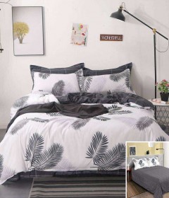 Lenjerii bumbac satinat 4 piese fără elastic