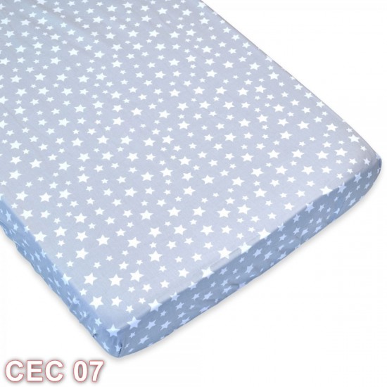 Cearșaf cu elastic pentru pătuț (cod CEC07)