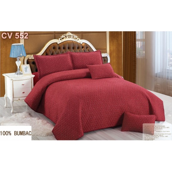 Cuvertura pat 5 piese Lux (cod CV552)