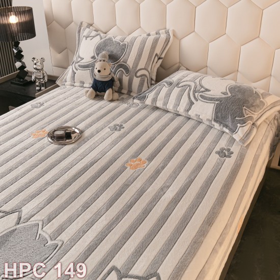 Husa de pat cocolino cu doua fete de perna (cod HPC149)