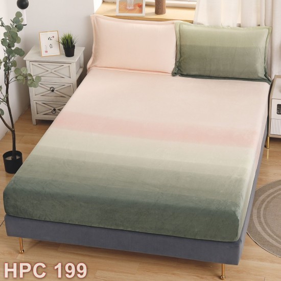 Husa de pat cocolino cu doua fete de perna (cod HPC199)