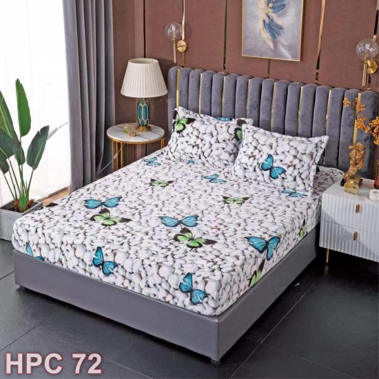 Husa de pat cocolino cu doua fete de perna (cod HPC72)