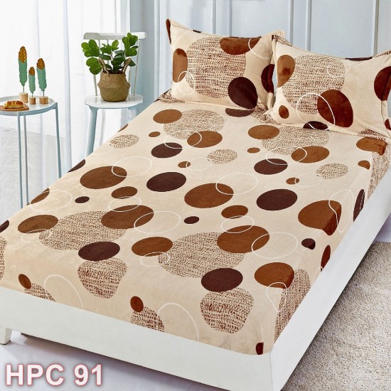 Husa de pat cocolino cu doua fete de perna (cod HPC91)