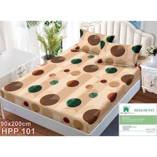 Husa de pat Finet 1 persoana 90x200cm (cod HPP101)