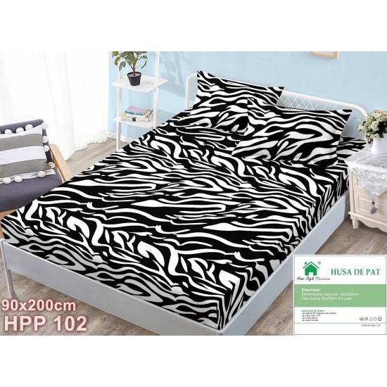 Husa de pat Finet 1 persoana 90x200cm (cod HPP102)