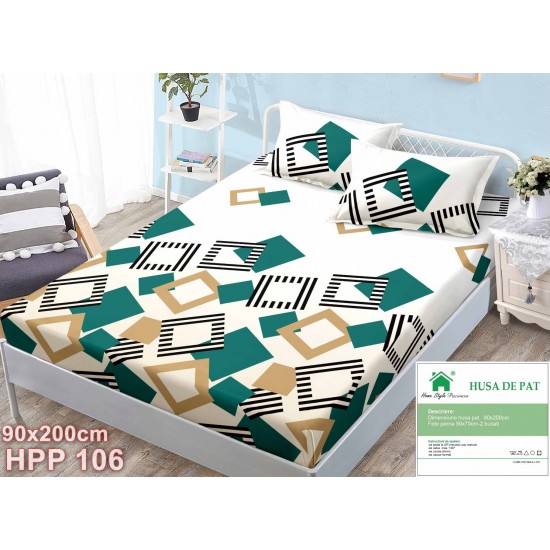 Husa de pat Finet 1 persoana 90x200cm (cod HPP106)