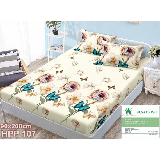 Husa de pat Finet 1 persoana 90x200cm (cod HPP107)