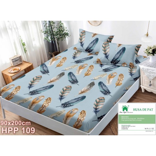 Husa de pat Finet 1 persoana 90x200cm (cod HPP109)