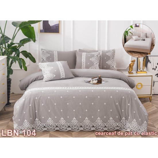 Lenjerie 6 piese Bumbac Neted (cod LBN104)