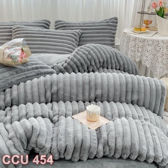 Lenjerie Cocolino 4 piese Uni gofrată (cod CCU454)