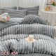 Lenjerie Cocolino 4 piese Uni gofrată (cod CCU454)