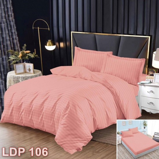 Lenjerie Damasc 1 persoana cu elastic (cod LDP106)