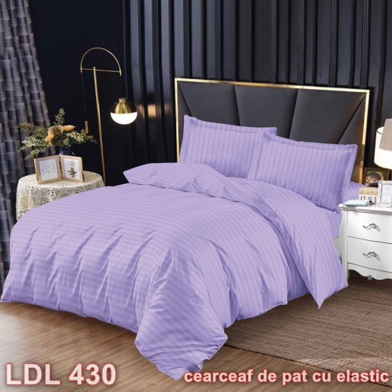 Lenjerie Damasc 4 piese cu elastic (cod LDL430)