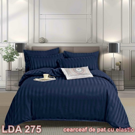 Lenjerie Damasc 6 piese cu elastic (cod LDA275)