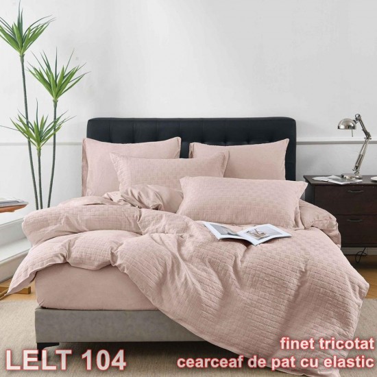 Lenjerie finet model tricotat 4 piese cu elastic (cod LELT 104)