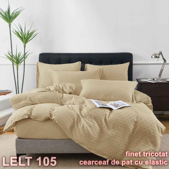 Lenjerie finet model tricotat 4 piese cu elastic (cod LELT 105)