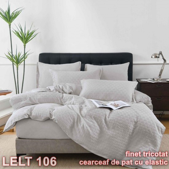 Lenjerie finet model tricotat 4 piese cu elastic (cod LELT 106)