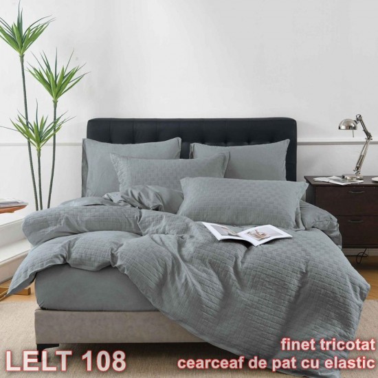 Lenjerie finet model tricotat 4 piese cu elastic (cod LELT 108)