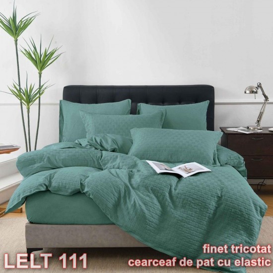 Lenjerie finet model tricotat 4 piese cu elastic (cod LELT 111)