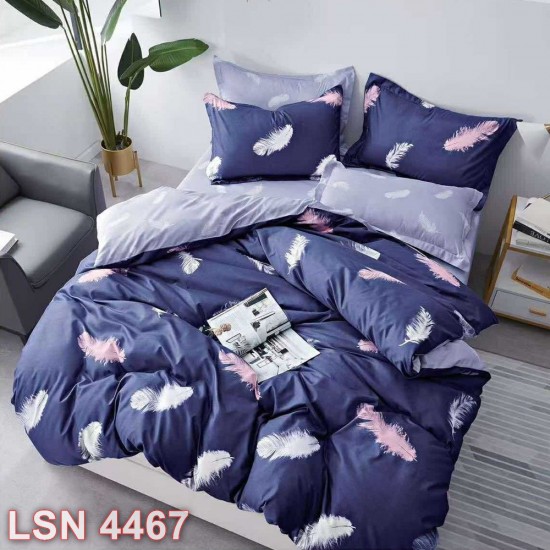 Lenjerie bumbac satinat 4 piese (cod LSN4467)