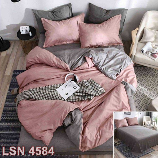 Lenjerie bumbac satinat 4 piese (cod LSN4584)