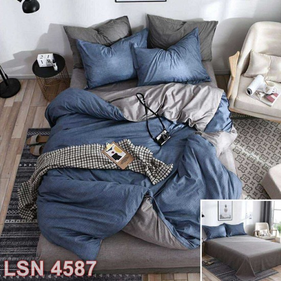Lenjerie bumbac satinat 4 piese (cod LSN4587)