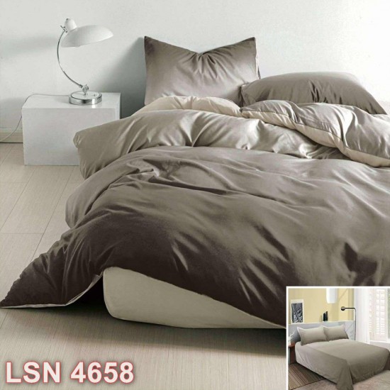 Lenjerie bumbac satinat 4 piese (cod LSN4658)