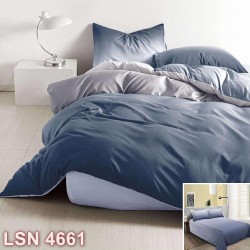Lenjerie bumbac satinat 4 piese (cod LSN4661)
