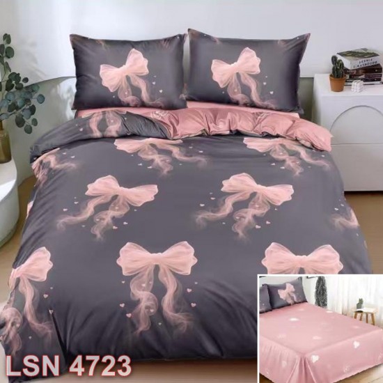 Lenjerie bumbac satinat 4 piese (cod LSN4723)