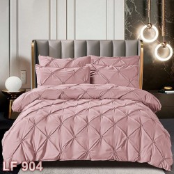 Lenjerie finet 6 piese Pliuri Uni Deluxe (cod LF904)