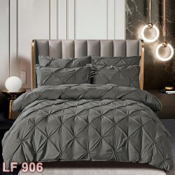 Lenjerie finet 6 piese Pliuri Uni Deluxe (cod LF906)
