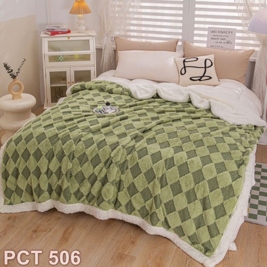 Pătură Cocolino blăniță de iepure si catifea Teddy (cod PCT506)