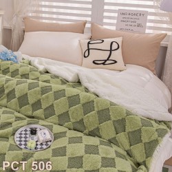 Pătură Cocolino blăniță de iepure si catifea Teddy (cod PCT506)