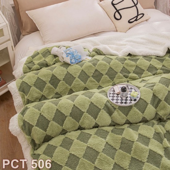 Pătură Cocolino blăniță de iepure si catifea Teddy (cod PCT506)