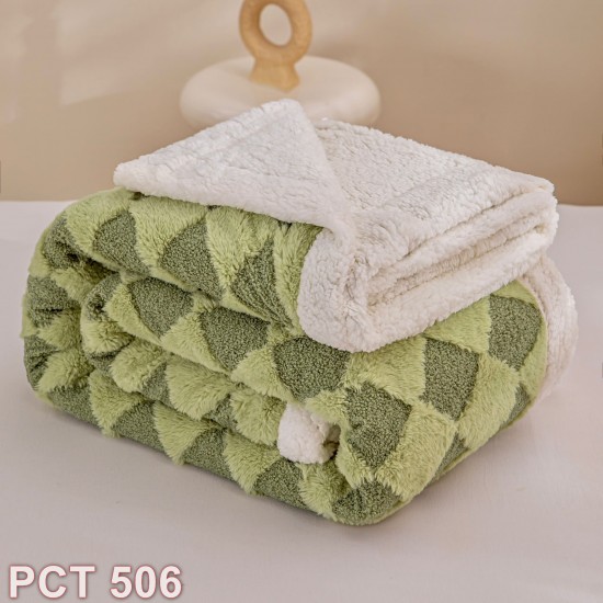 Pătură Cocolino blăniță de iepure si catifea Teddy (cod PCT506)