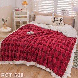 Pătură Cocolino blăniță de iepure si catifea Teddy (cod PCT508)