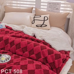 Pătură Cocolino blăniță de iepure si catifea Teddy (cod PCT508)