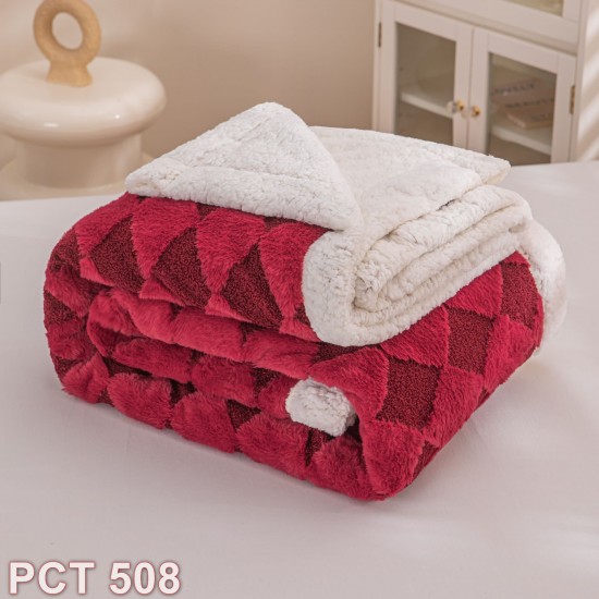 Pătură Cocolino blăniță de iepure si catifea Teddy (cod PCT508)