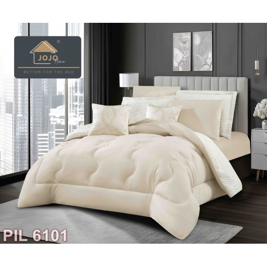 Set Pilota cu două fețe & Lenjerie Cocolino 6 piese cu elastic (cod PIL6101)