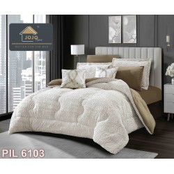 Set Pilota cu două fețe & Lenjerie Cocolino 6 piese cu elastic (cod PIL6103)