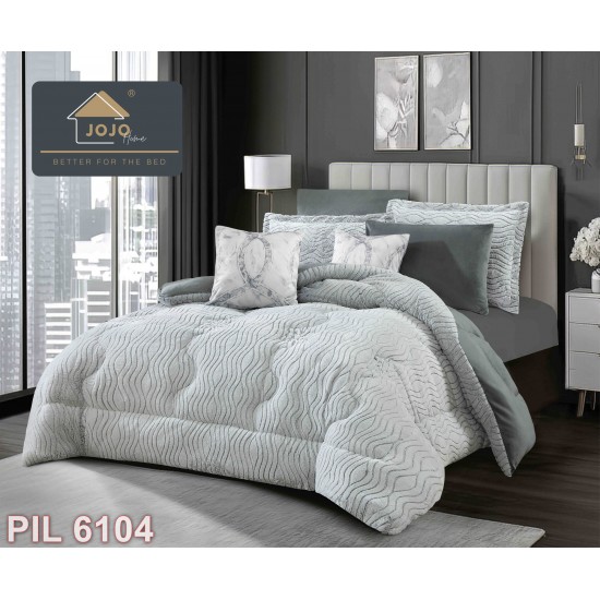 Set Pilota cu două fețe & Lenjerie Cocolino 6 piese cu elastic (cod PIL6104)