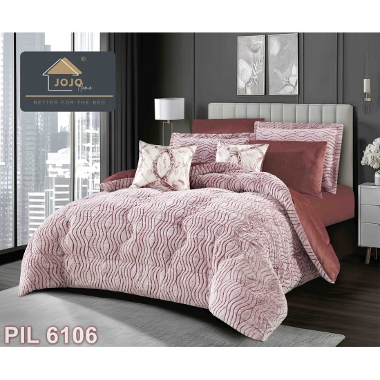 Set Pilota cu două fețe & Lenjerie Cocolino 6 piese cu elastic (cod PIL6106)