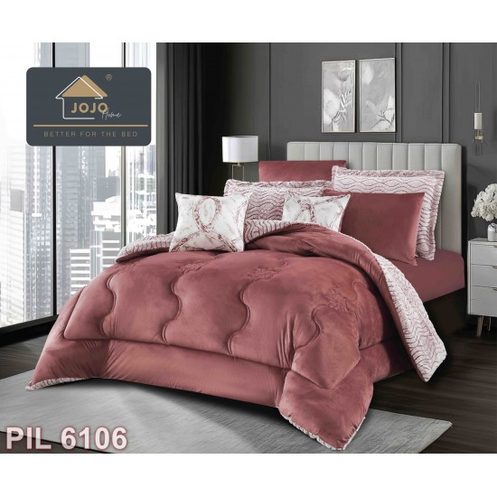 Set Pilota cu două fețe & Lenjerie Cocolino 6 piese cu elastic (cod PIL6106)