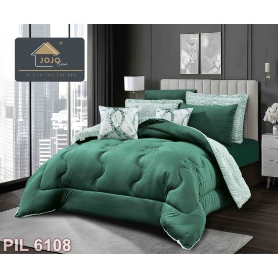 Set Pilota cu două fețe & Lenjerie Cocolino 6 piese cu elastic (cod PIL6108)