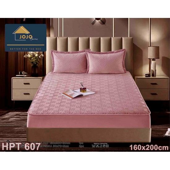 Husa/Topper 160x200cm Catifea (cod HPT607)