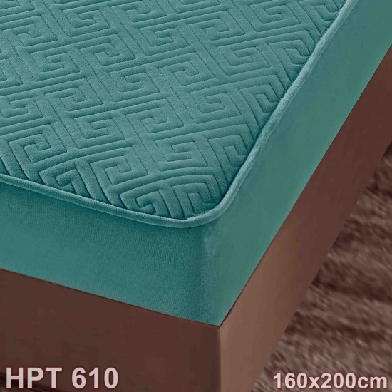 Husa/Topper 160x200cm Catifea (cod HPT610)